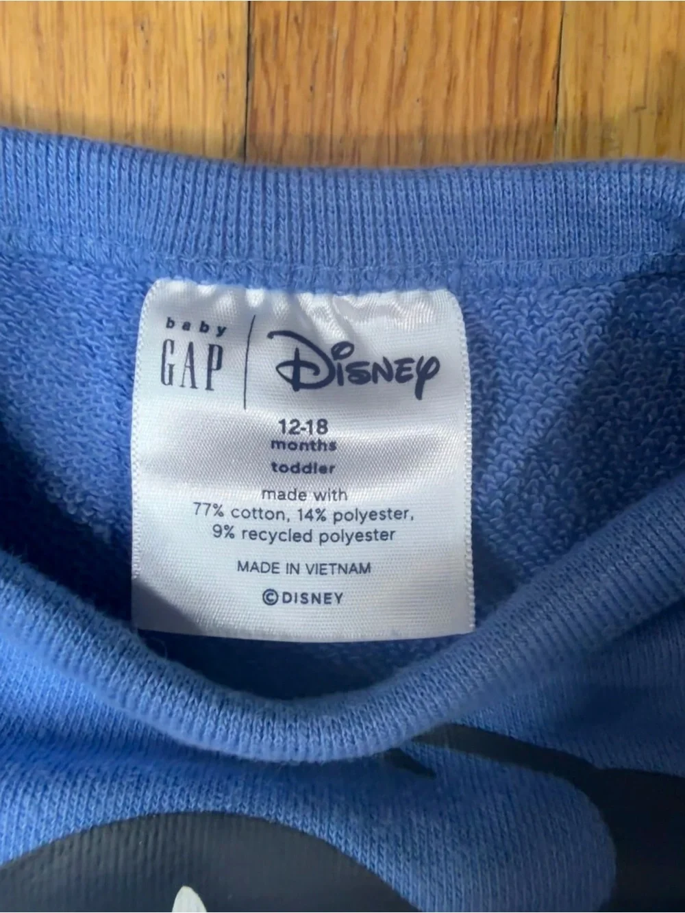 Baby Gap 12/18 Donald Duck sweatshirt